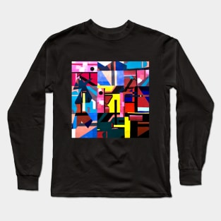 Multimedia Collage Long Sleeve T-Shirt